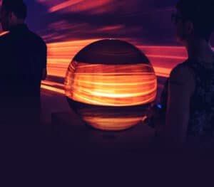 The PufferSphere making a dramatic appearance