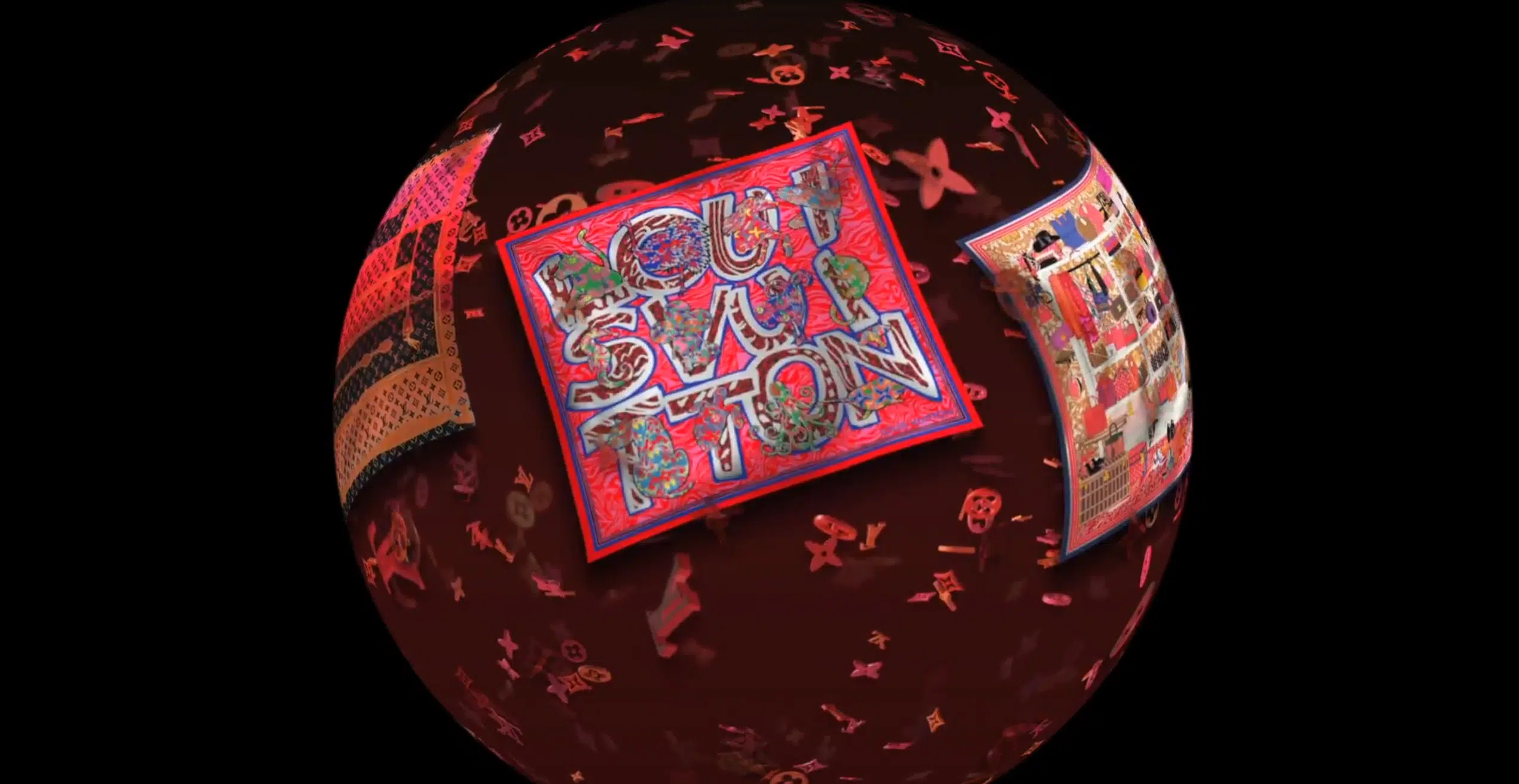 Louis Vuitton's brand looks amazing on the PufferTouch screen